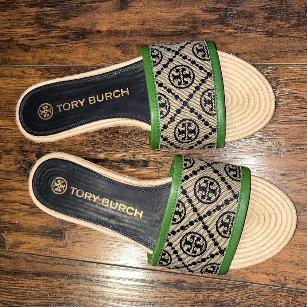 Tory Burch Monogram Sandals - Picture 4 of 13